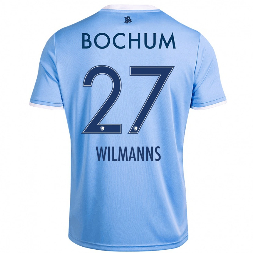 DanxenメンズAnjo Wilmanns#27スカイブルーアウェイシャツ2024/25ジャージーユニフォーム