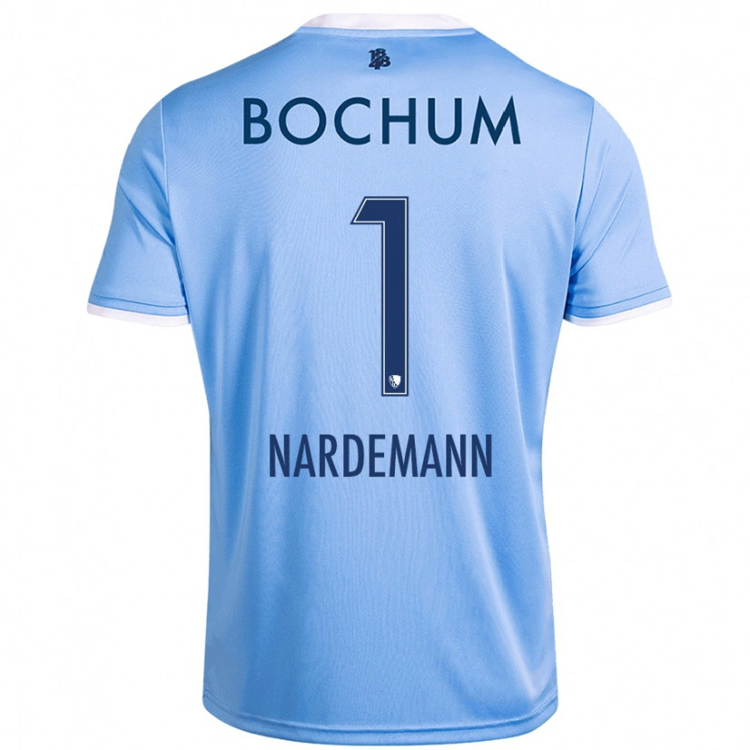 DanxenメンズKari Närdemann#1スカイブルーアウェイシャツ2024/25ジャージーユニフォーム