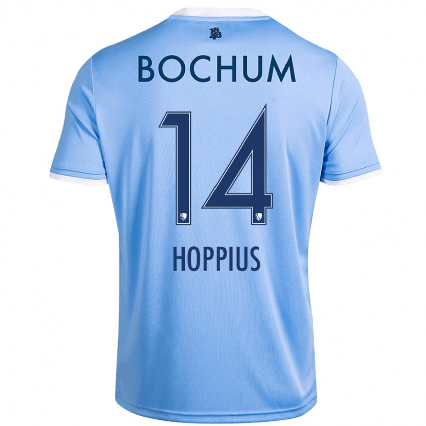 DanxenメンズDörthe Hoppius#14スカイブルーアウェイシャツ2024/25ジャージーユニフォーム