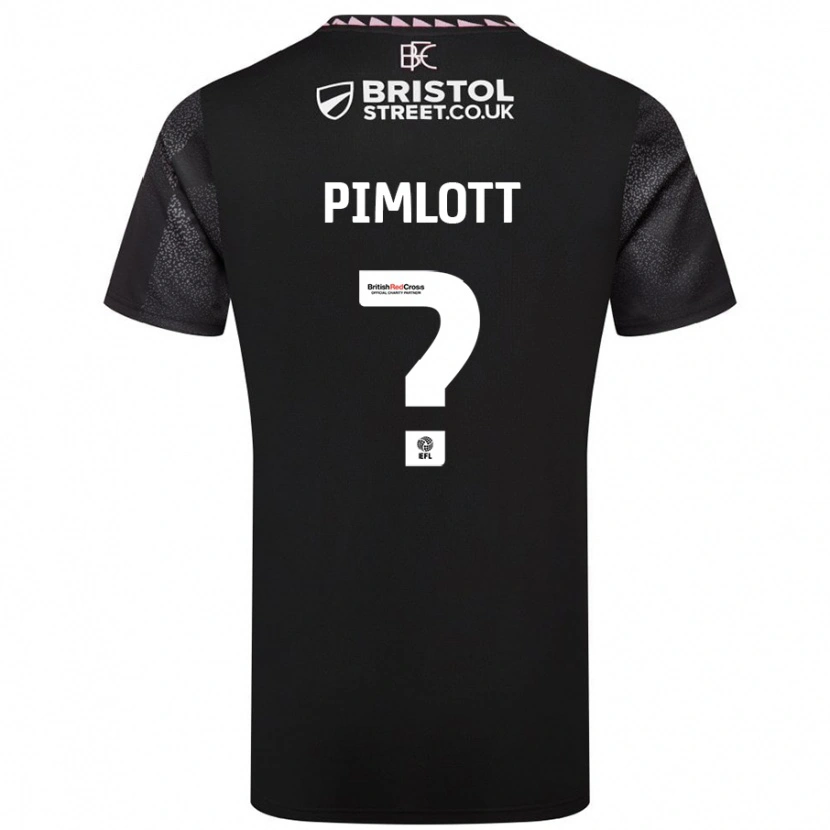 DanxenメンズOliver Pimlott#0黒アウェイシャツ2024/25ジャージーユニフォーム