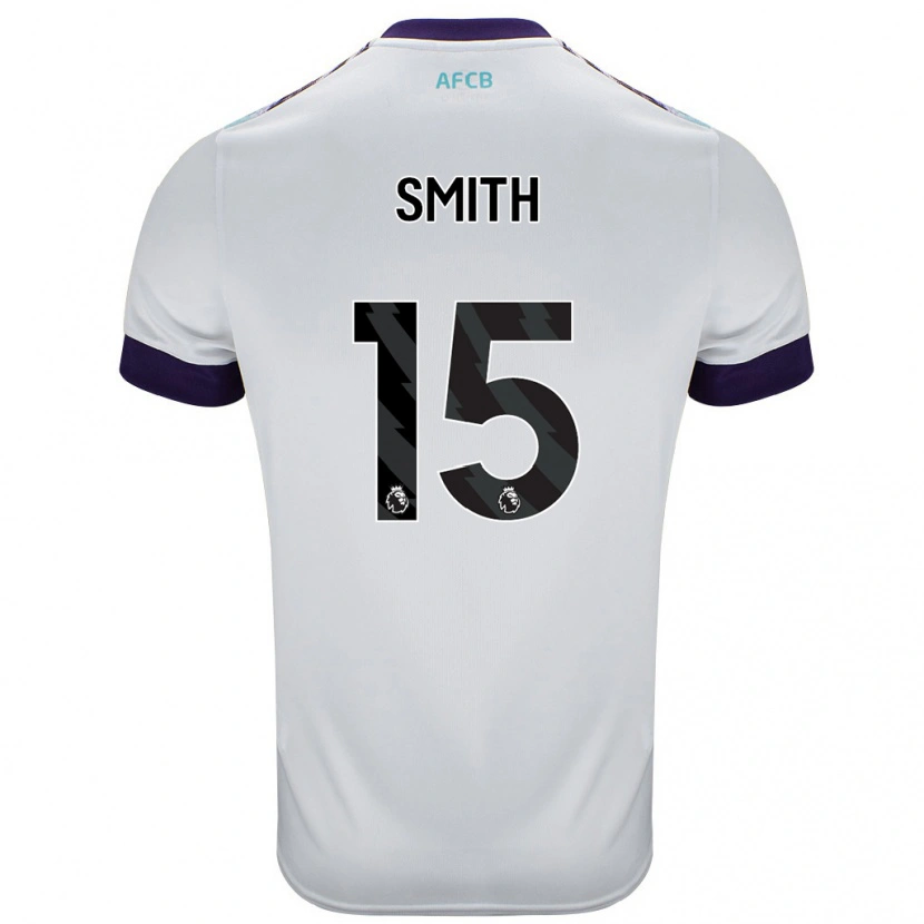 DanxenメンズAdam Smith#15白 緑 紫アウェイシャツ2024/25ジャージーユニフォーム