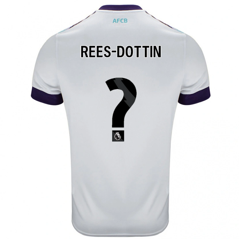 DanxenメンズRemy Rees-Dottin#0白 緑 紫アウェイシャツ2024/25ジャージーユニフォーム