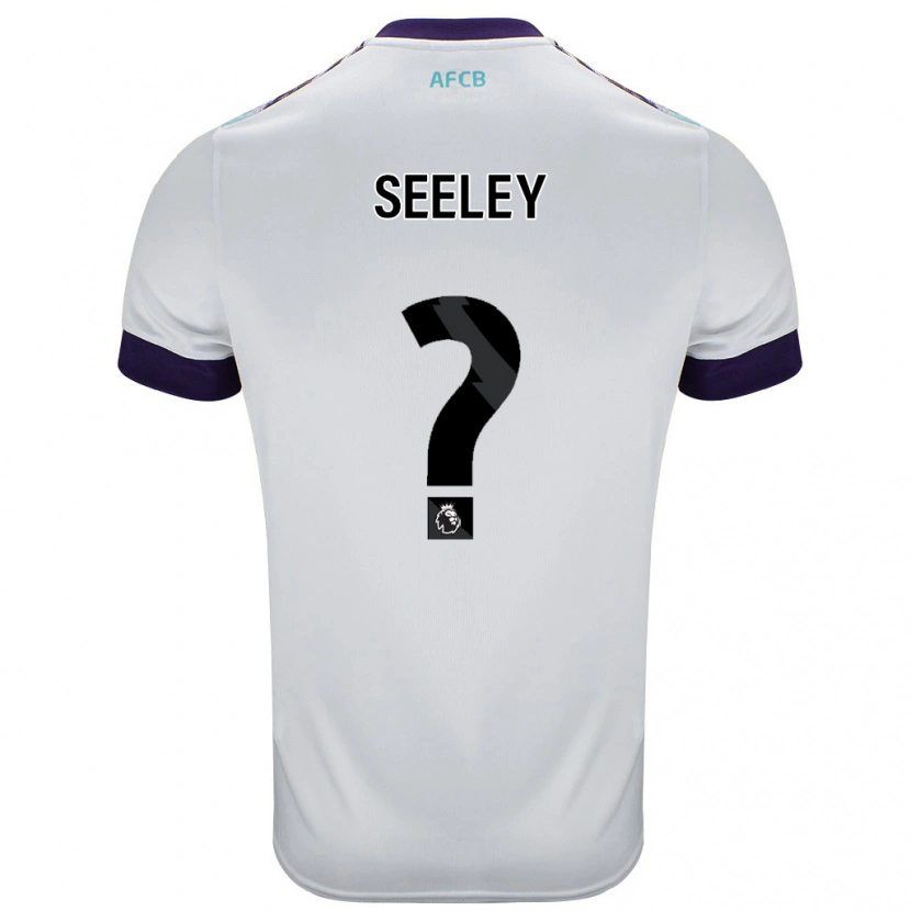 DanxenメンズWill Seeley#0白 緑 紫アウェイシャツ2024/25ジャージーユニフォーム