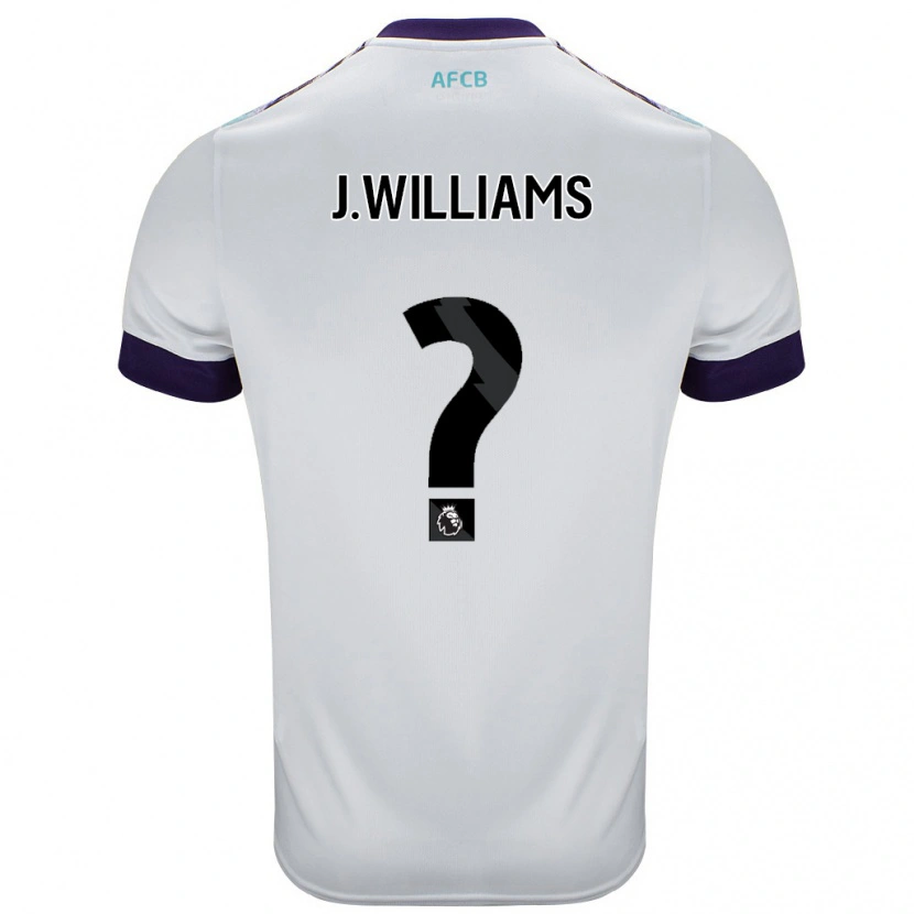 DanxenメンズJay Williams#0白 緑 紫アウェイシャツ2024/25ジャージーユニフォーム
