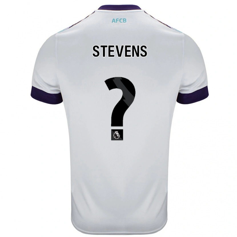 DanxenメンズCharlie Stevens#0白 緑 紫アウェイシャツ2024/25ジャージーユニフォーム