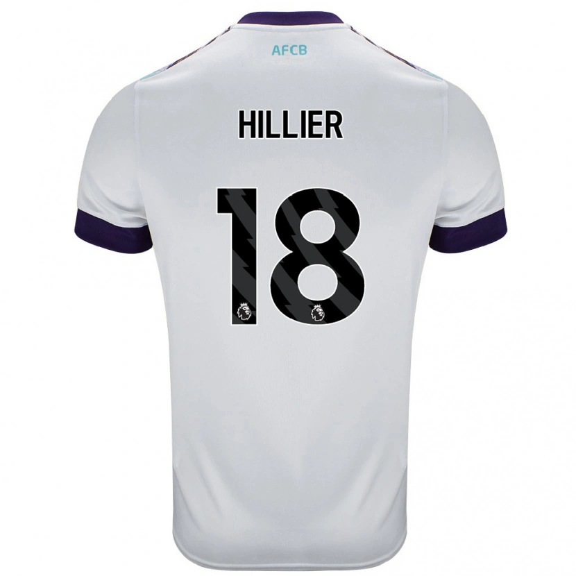 DanxenメンズGemma Hillier#18白 緑 紫アウェイシャツ2024/25ジャージーユニフォーム