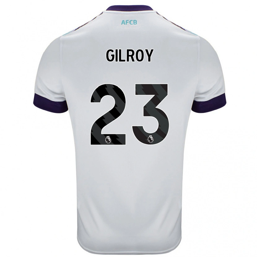 DanxenメンズChloe Gilroy#23白 緑 紫アウェイシャツ2024/25ジャージーユニフォーム