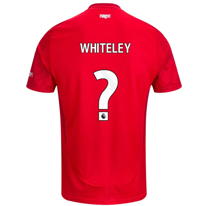 DanxenレディースJonathan Whiteley#0赤 白ホームシャツ2024/25ジャージーユニフォーム