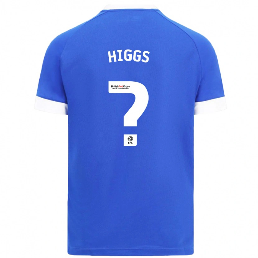 DanxenレディースDaniel Higgs#0スカイブルーホームシャツ2024/25ジャージーユニフォーム