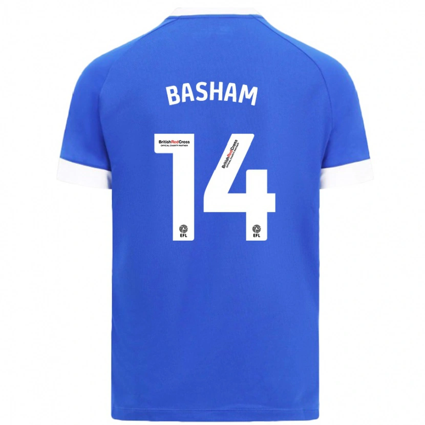 DanxenレディースOlivia Basham#14スカイブルーホームシャツ2024/25ジャージーユニフォーム