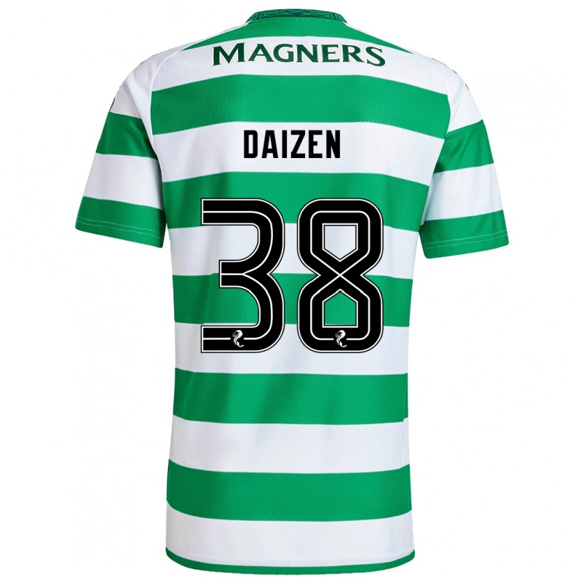 Danxenレディース前田大然#38緑 白ホームシャツ2024/25ジャージーユニフォーム