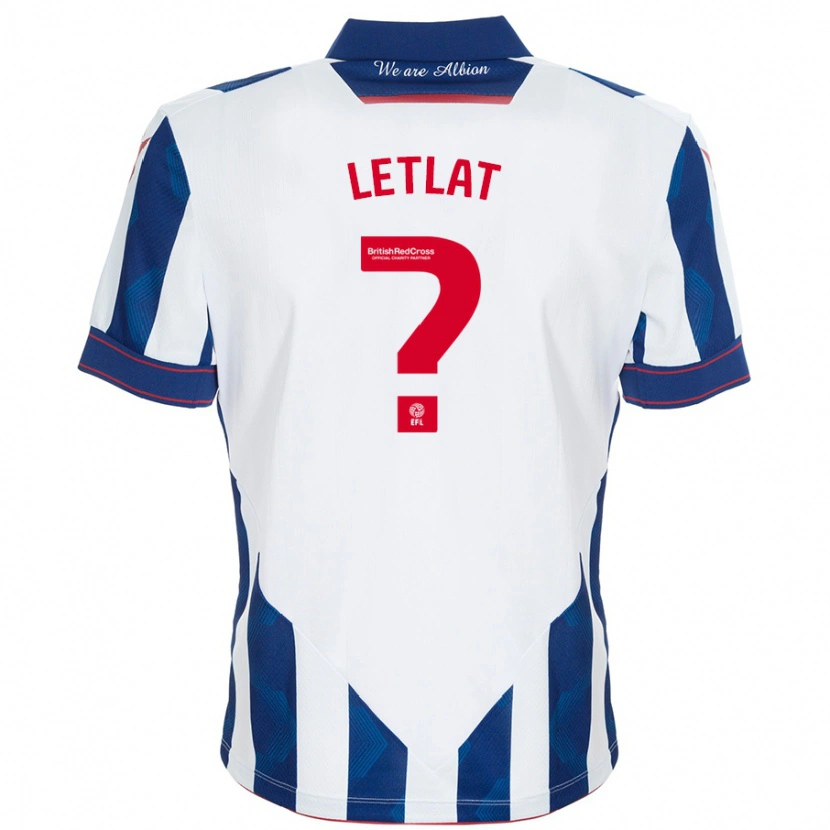 DanxenレディースAdam Letlat#0白 ダークブルーホームシャツ2024/25ジャージーユニフォーム