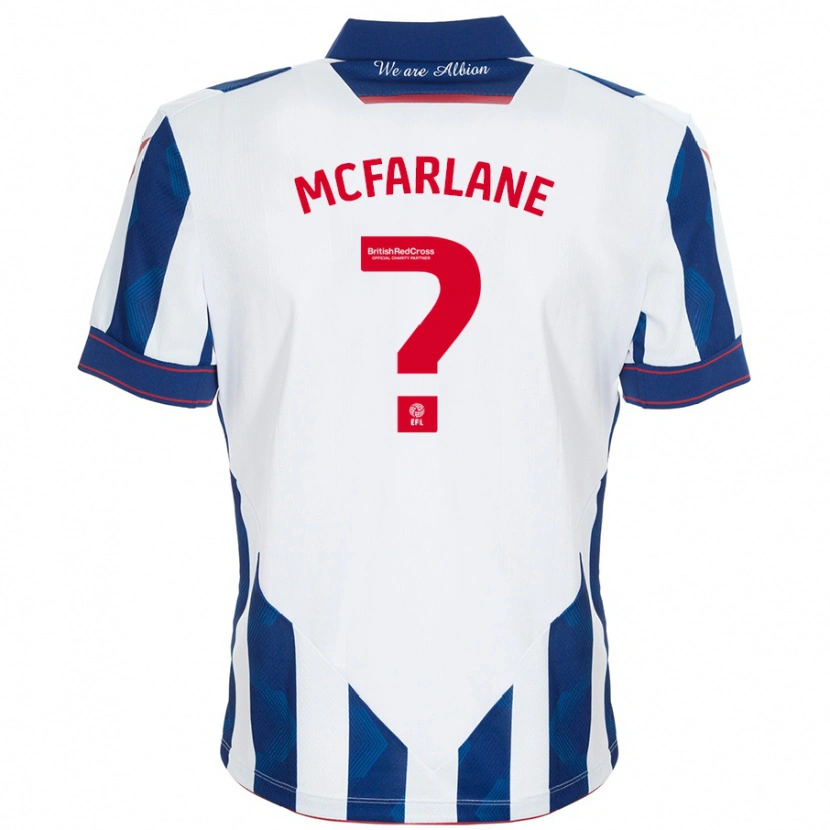 DanxenレディースEllie Mcfarlane#0白 ダークブルーホームシャツ2024/25ジャージーユニフォーム