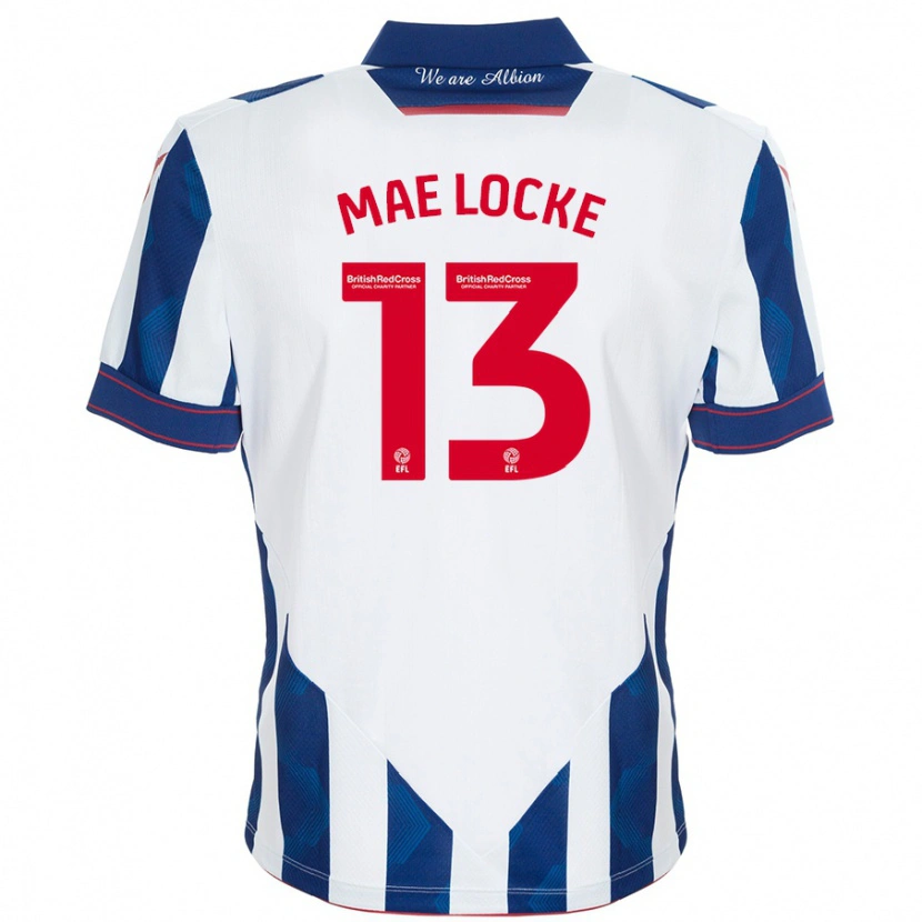 DanxenレディースEllie Mae Locke#13白 ダークブルーホームシャツ2024/25ジャージーユニフォーム