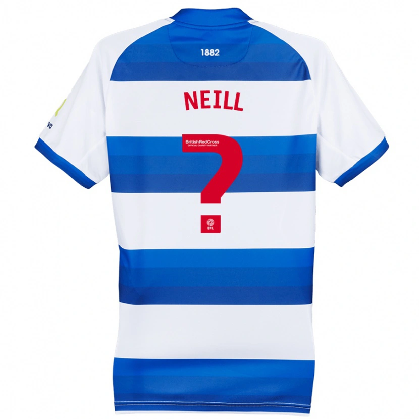 DanxenレディースFraser Neill#0ホワイト ブルーホームシャツ2024/25ジャージーユニフォーム