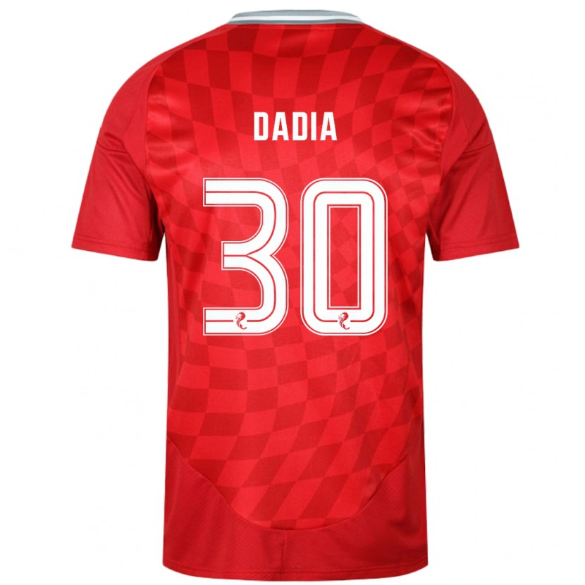 Danxenレディースオル・ダディア#30赤ホームシャツ2024/25ジャージーユニフォーム
