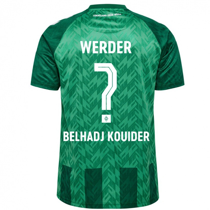 DanxenレディースMahfoud Belhadj Kouider#0緑ホームシャツ2024/25ジャージーユニフォーム
