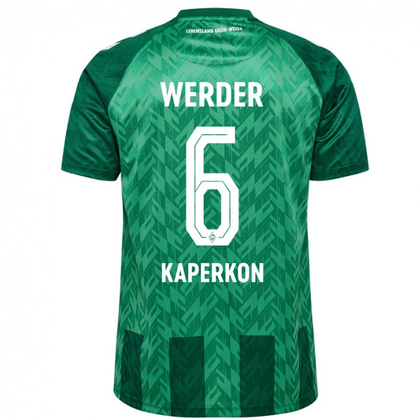 DanxenレディースTom Kaperkon#6緑ホームシャツ2024/25ジャージーユニフォーム