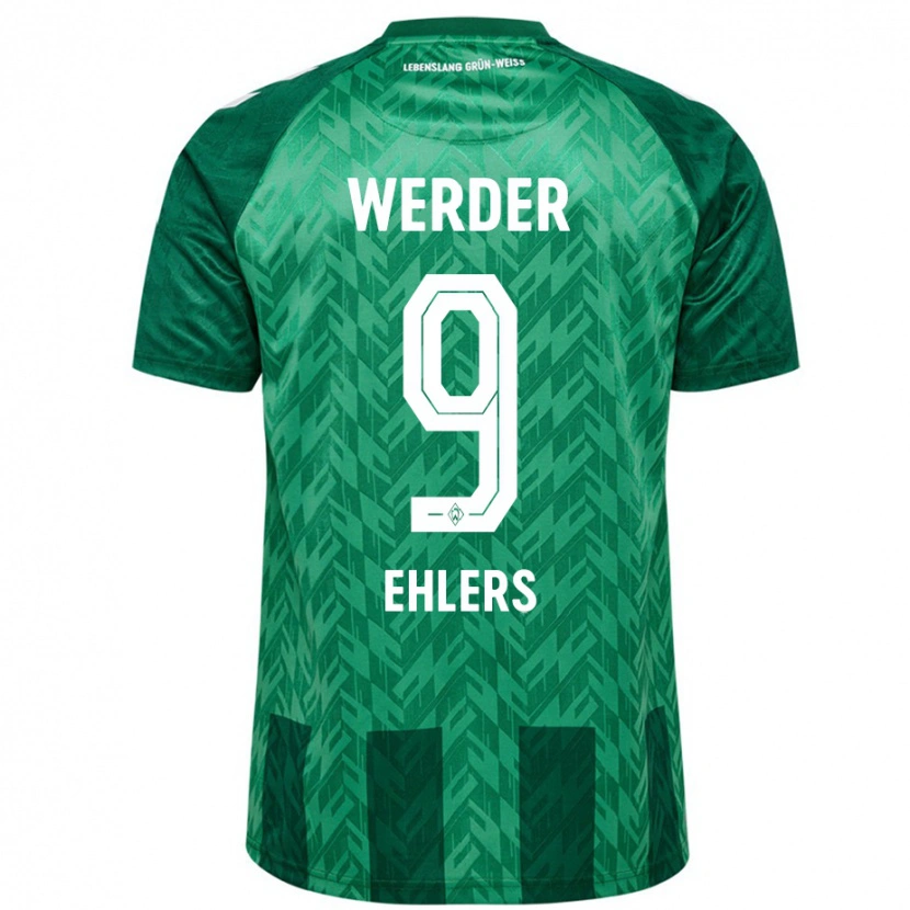 DanxenレディースJannic Ehlers#9緑ホームシャツ2024/25ジャージーユニフォーム