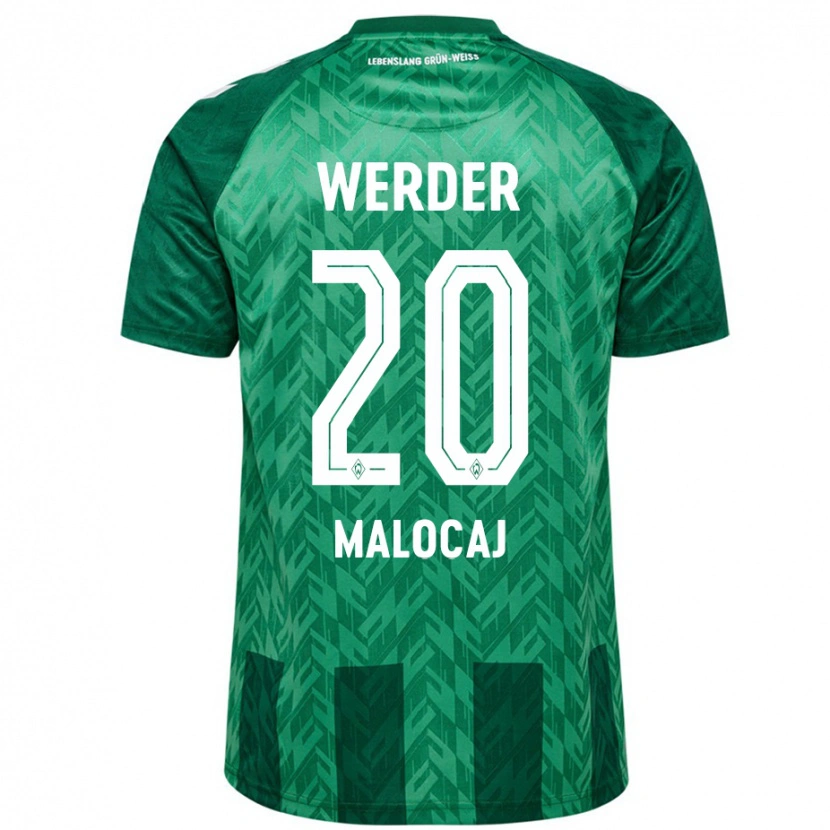 DanxenレディースEdinjo Malocaj#20緑ホームシャツ2024/25ジャージーユニフォーム