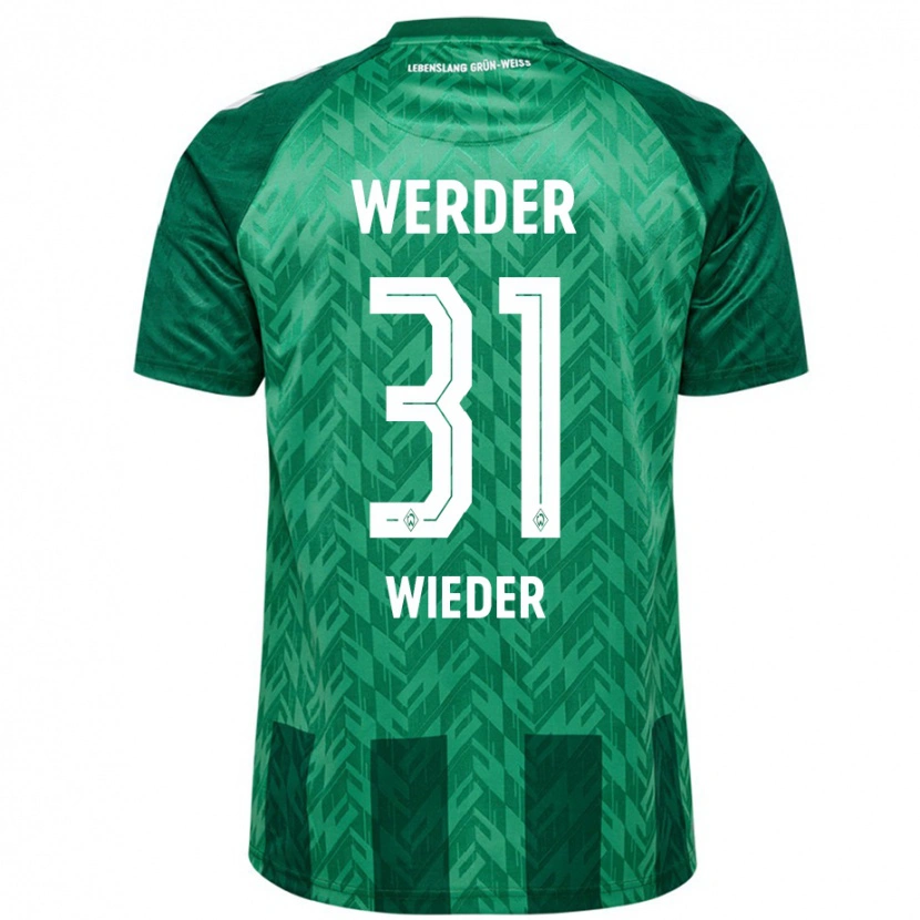 DanxenレディースVerena Wieder#31緑ホームシャツ2024/25ジャージーユニフォーム