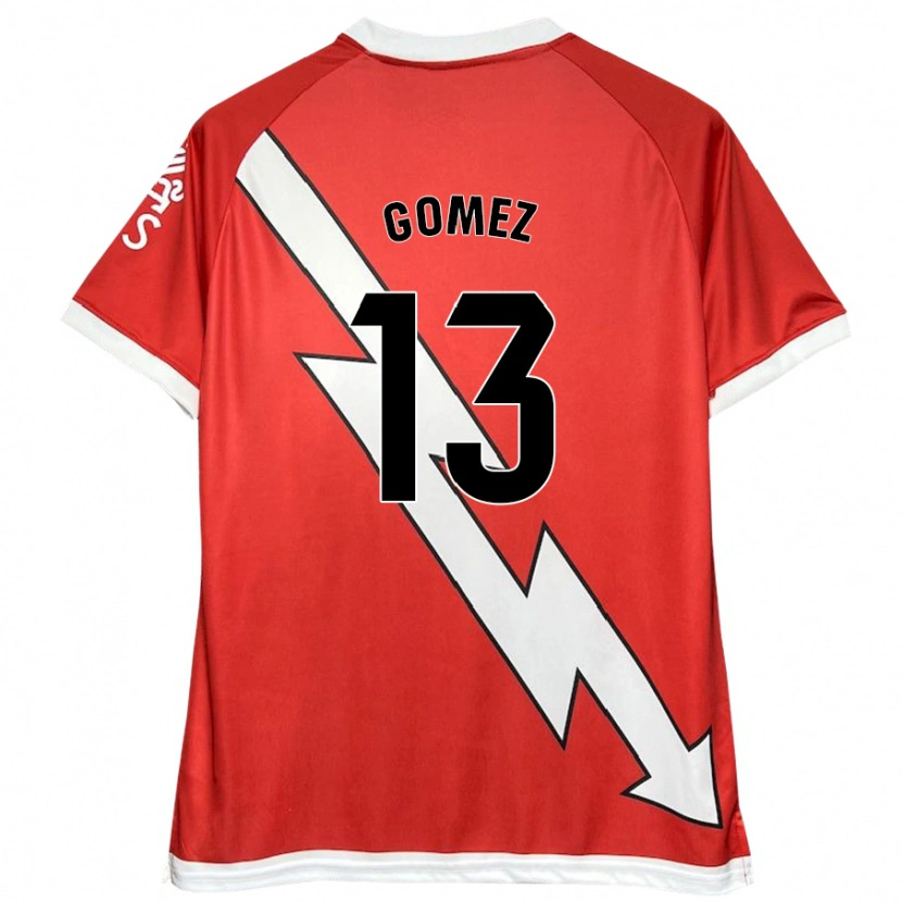 DanxenレディースYohana Gómez#13白 赤ホームシャツ2024/25ジャージーユニフォーム