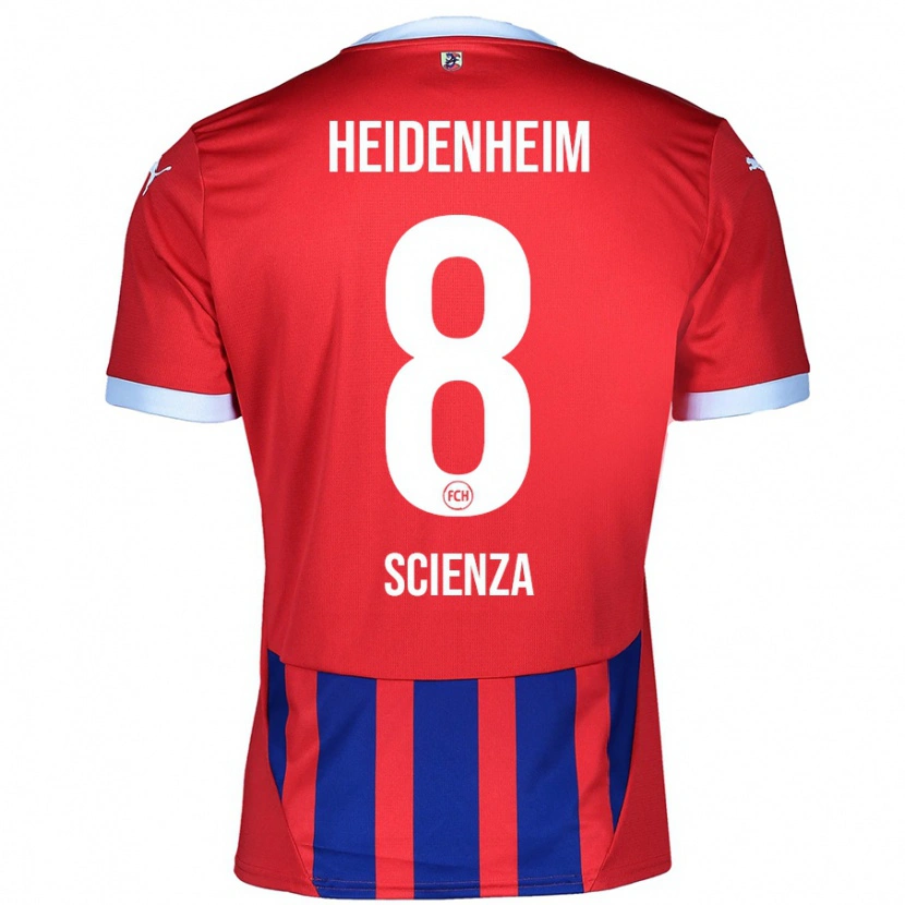 DanxenレディースLéo Scienza#8赤 青ホームシャツ2024/25ジャージーユニフォーム