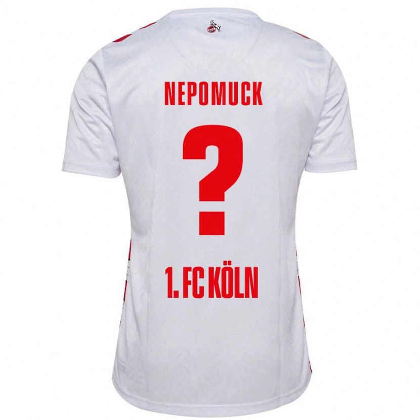 DanxenレディースSimon Nepomuck#0白 赤ホームシャツ2024/25ジャージーユニフォーム