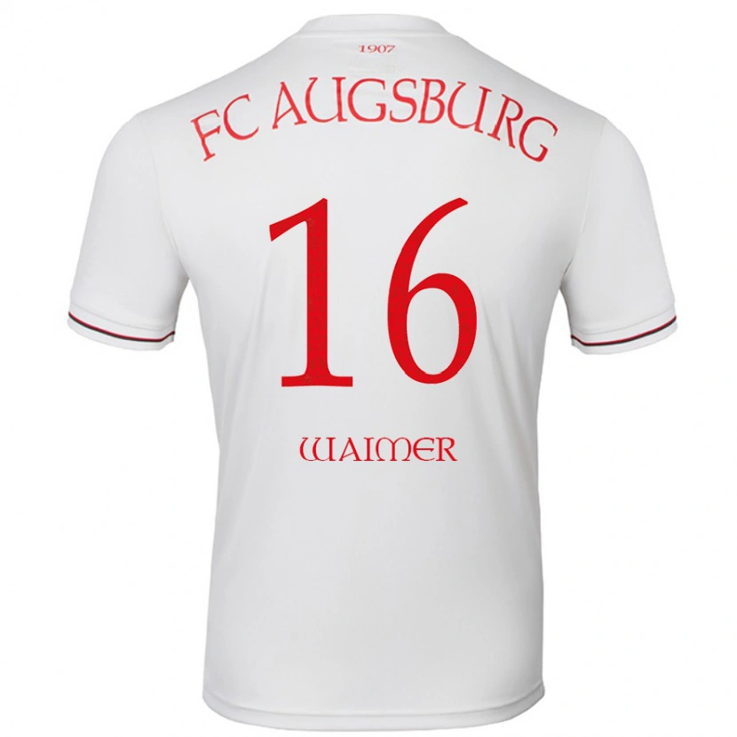DanxenレディースJohannes Waimer#16白ホームシャツ2024/25ジャージーユニフォーム