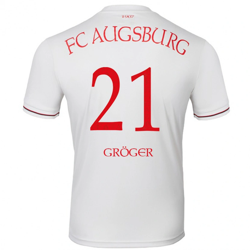 DanxenレディースElias Gröger#21白ホームシャツ2024/25ジャージーユニフォーム