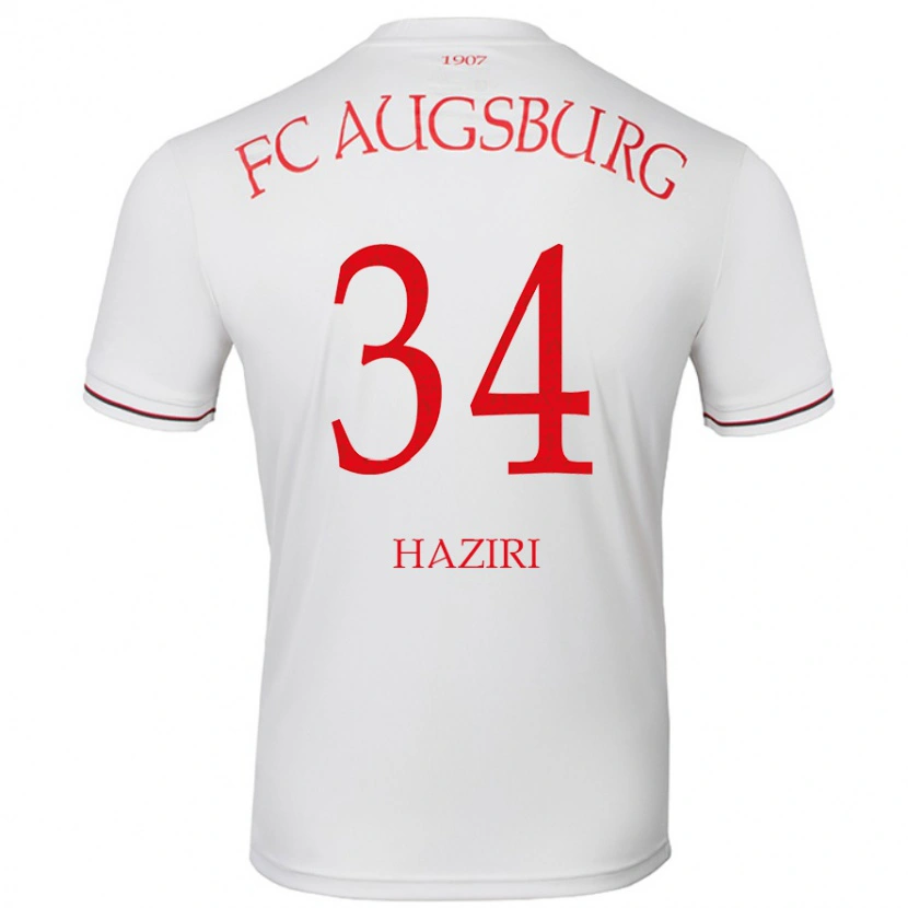 DanxenレディースEdi Haziri#34白ホームシャツ2024/25ジャージーユニフォーム