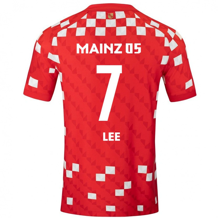 Danxenレディース李在成#7白 赤ホームシャツ2024/25ジャージーユニフォーム