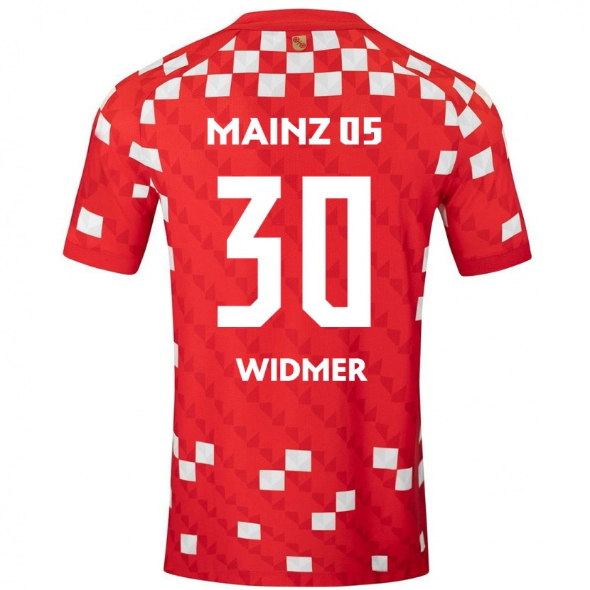 Danxenレディースシルヴァン・ヴィドマー#30白 赤ホームシャツ2024/25ジャージーユニフォーム