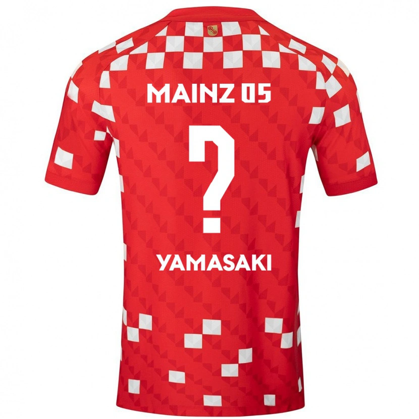 DanxenレディースTaiyu Yamasaki#0白 赤ホームシャツ2024/25ジャージーユニフォーム