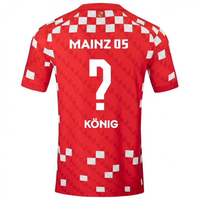 Danxenレディースラウル・ケーニヒ・マテオス#0白 赤ホームシャツ2024/25ジャージーユニフォーム