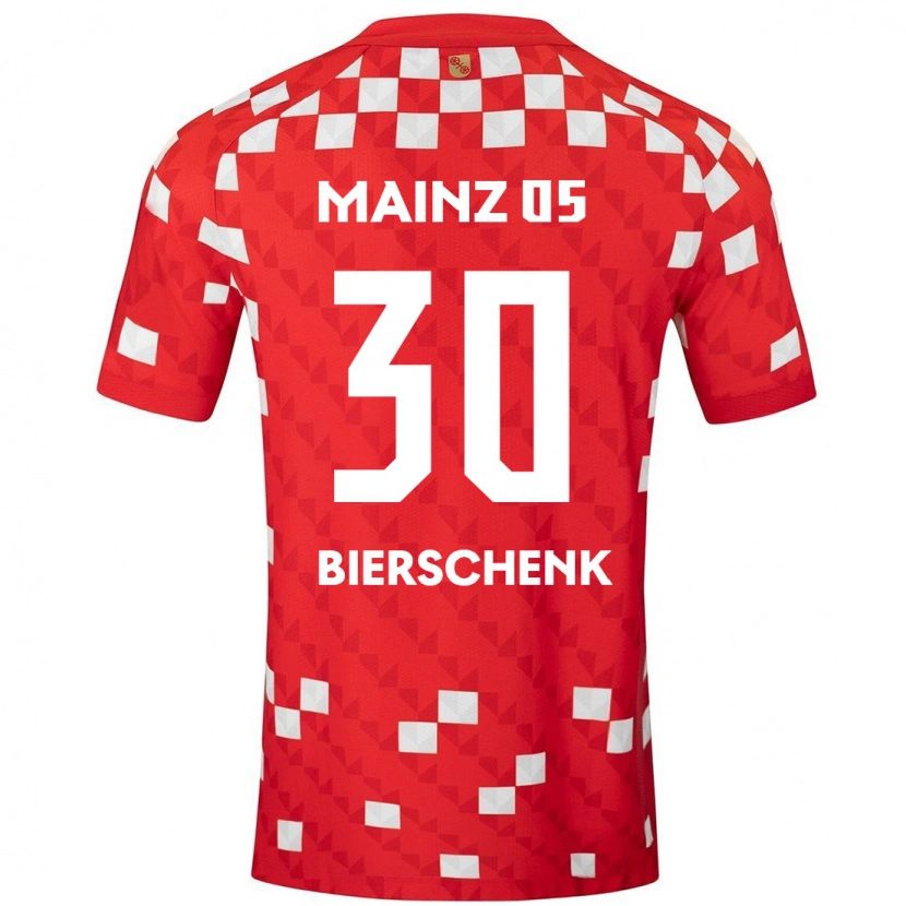 DanxenレディースLovis Bierschenk#30白 赤ホームシャツ2024/25ジャージーユニフォーム
