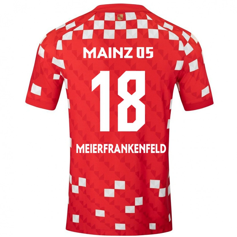 DanxenレディースJana Meierfrankenfeld#18白 赤ホームシャツ2024/25ジャージーユニフォーム