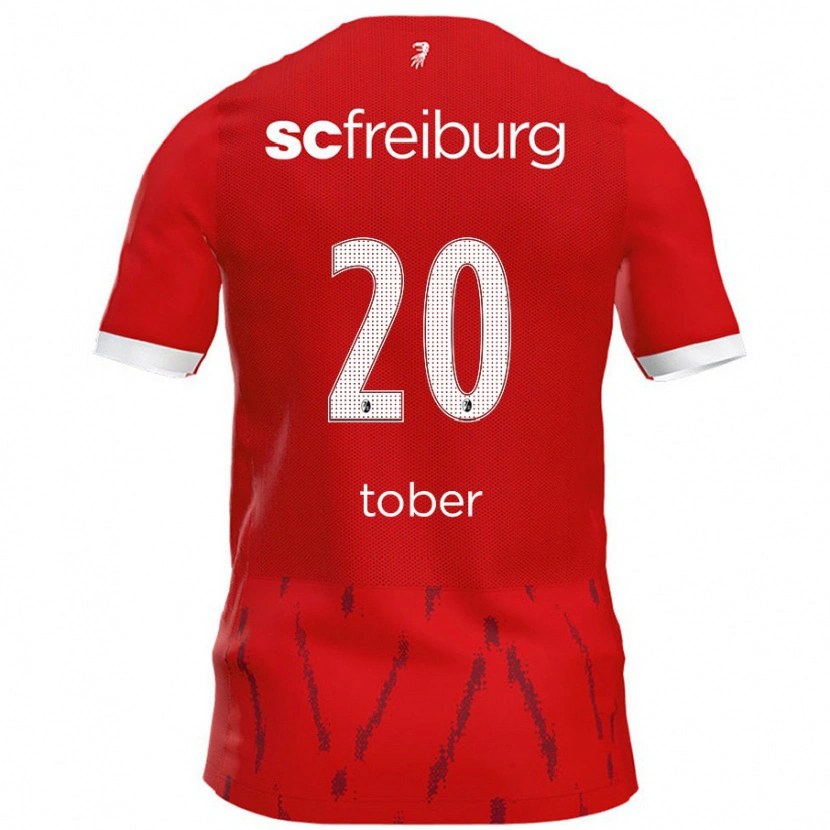 DanxenレディースLouis Tober#20赤ホームシャツ2024/25ジャージーユニフォーム