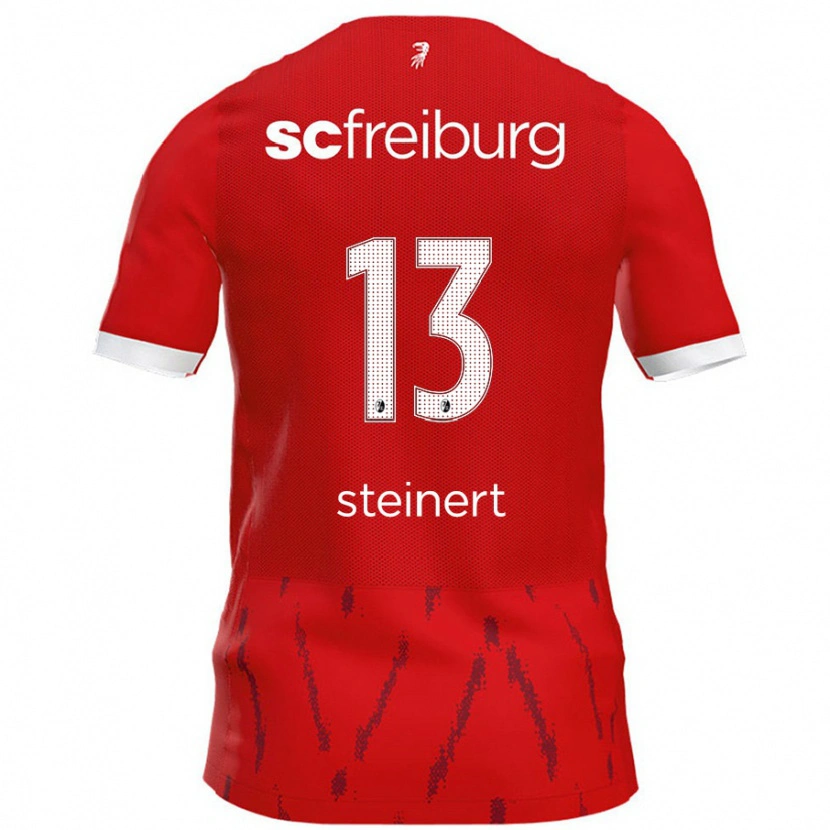 DanxenレディースJudith Steinert#13赤ホームシャツ2024/25ジャージーユニフォーム