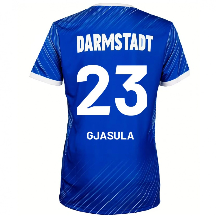 Danxenレディースクラウス・ギャスラ#23ブルーホワイトホームシャツ2024/25ジャージーユニフォーム