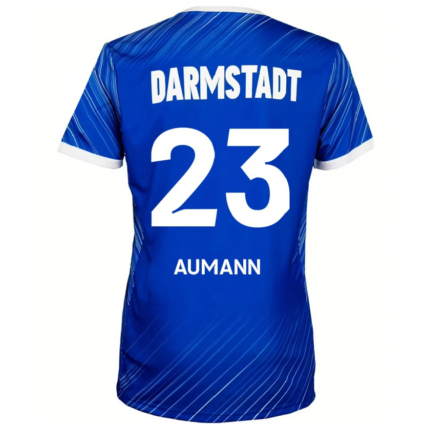 Danxenレディースエイミル・オーマン#23ブルーホワイトホームシャツ2024/25ジャージーユニフォーム