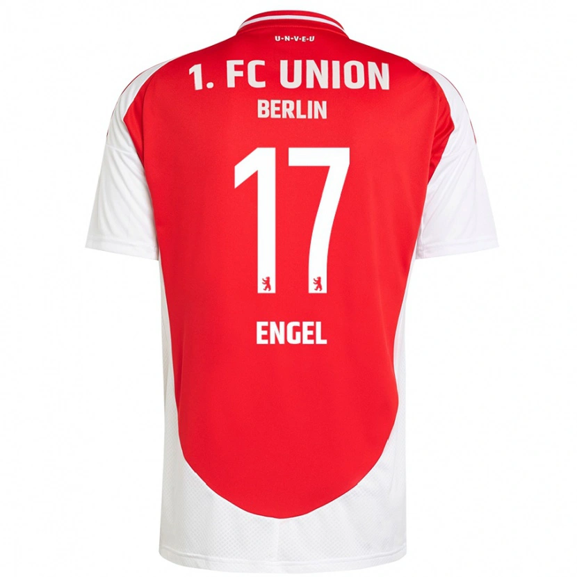 DanxenレディースOskar Engel#17赤 白ホームシャツ2024/25ジャージーユニフォーム