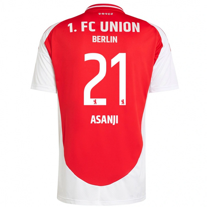 DanxenレディースLevis Asanji#21赤 白ホームシャツ2024/25ジャージーユニフォーム