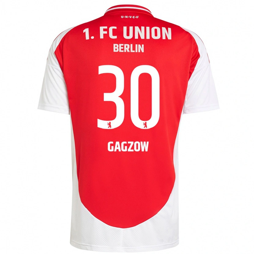DanxenレディースFritz Gagzow#30赤 白ホームシャツ2024/25ジャージーユニフォーム
