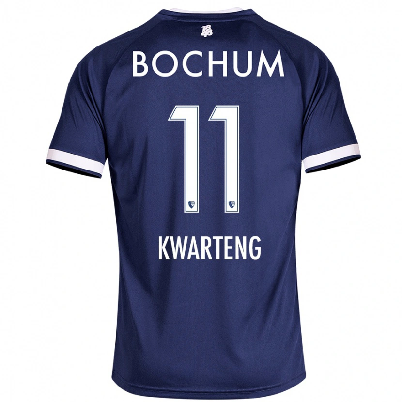 DanxenレディースMoritz-Broni Kwarteng#11ダークブルーホームシャツ2024/25ジャージーユニフォーム