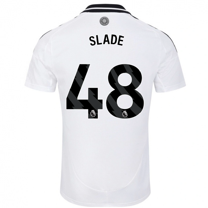 DanxenレディースBradley Slade#48白ホームシャツ2024/25ジャージーユニフォーム