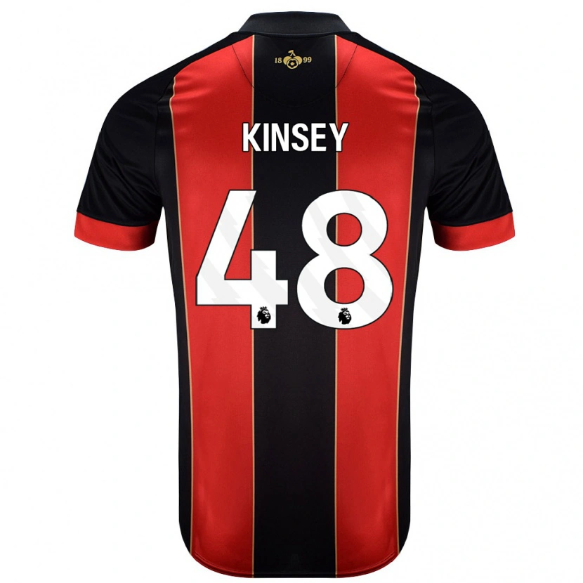 DanxenレディースMax Kinsey#48赤黒ホームシャツ2024/25ジャージーユニフォーム