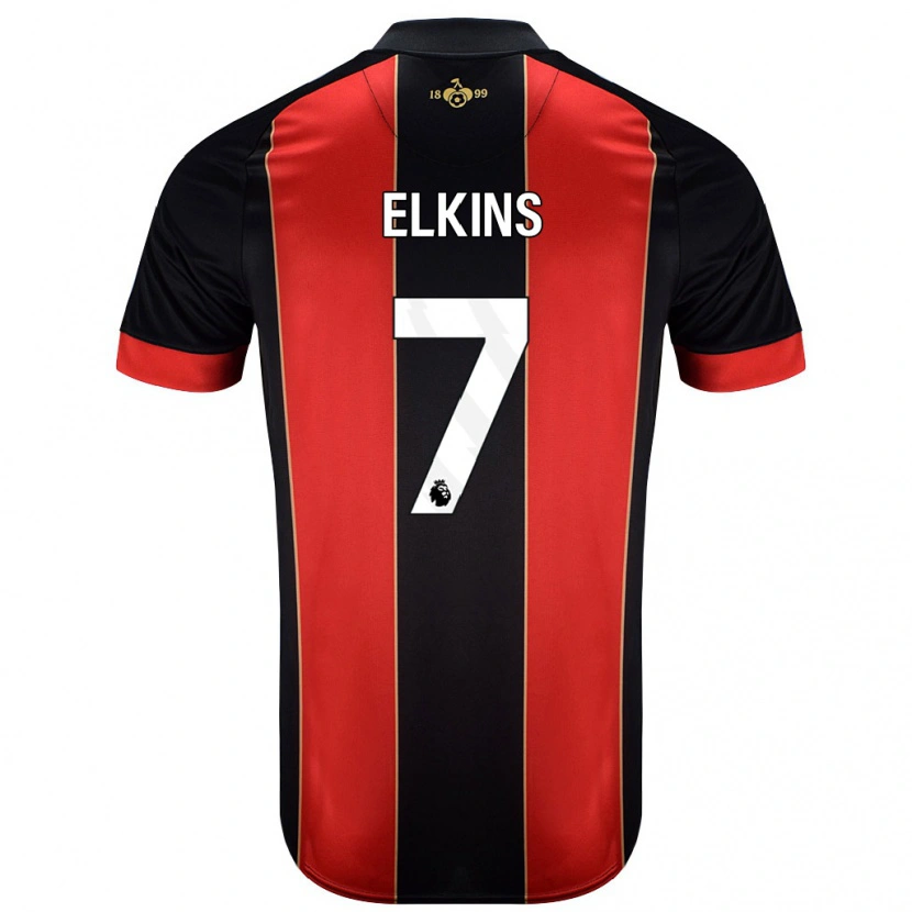 DanxenレディースElle Elkins#7赤黒ホームシャツ2024/25ジャージーユニフォーム