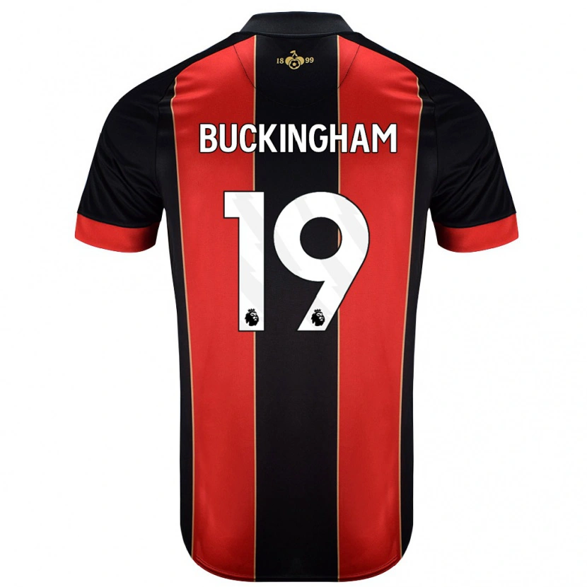 DanxenレディースAlisha Buckingham#19赤黒ホームシャツ2024/25ジャージーユニフォーム