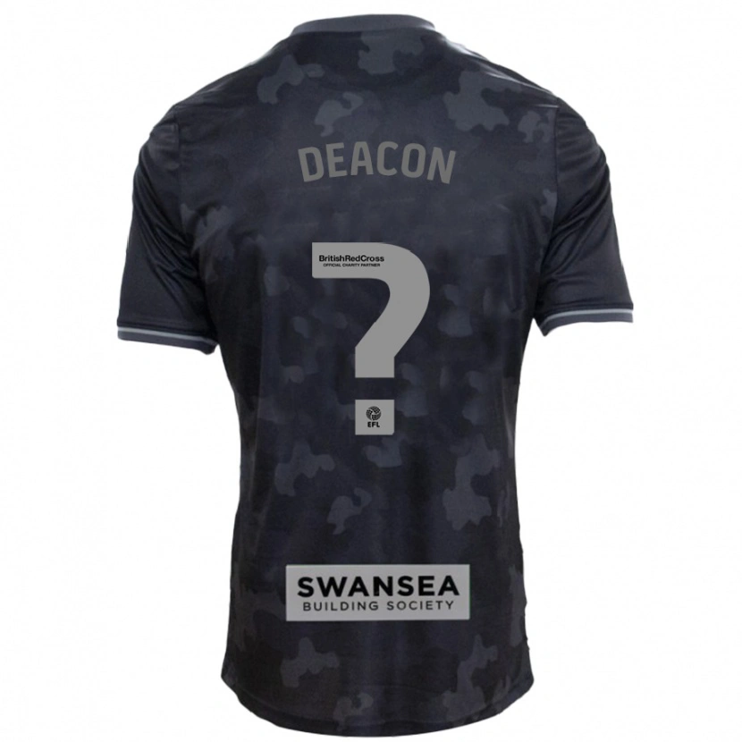 DanxenレディースCallum Deacon#0黒アウェイシャツ2024/25ジャージーユニフォーム